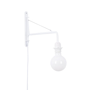Aplique de pared orientable con cable y enchufe "Pitt" - Barcelona Led-Decoración