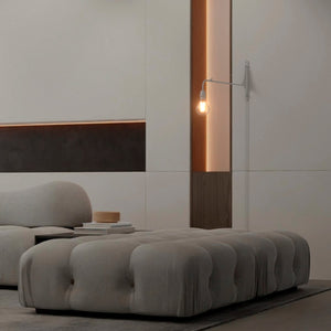 Aplique de pared orientable con cable y enchufe "Pitt" - Barcelona Led-Decoración