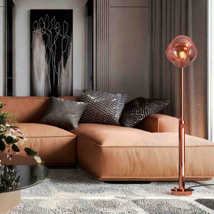 Lámpara de pie de diseño "Ana" - Altura regulable - Color cobre (20)