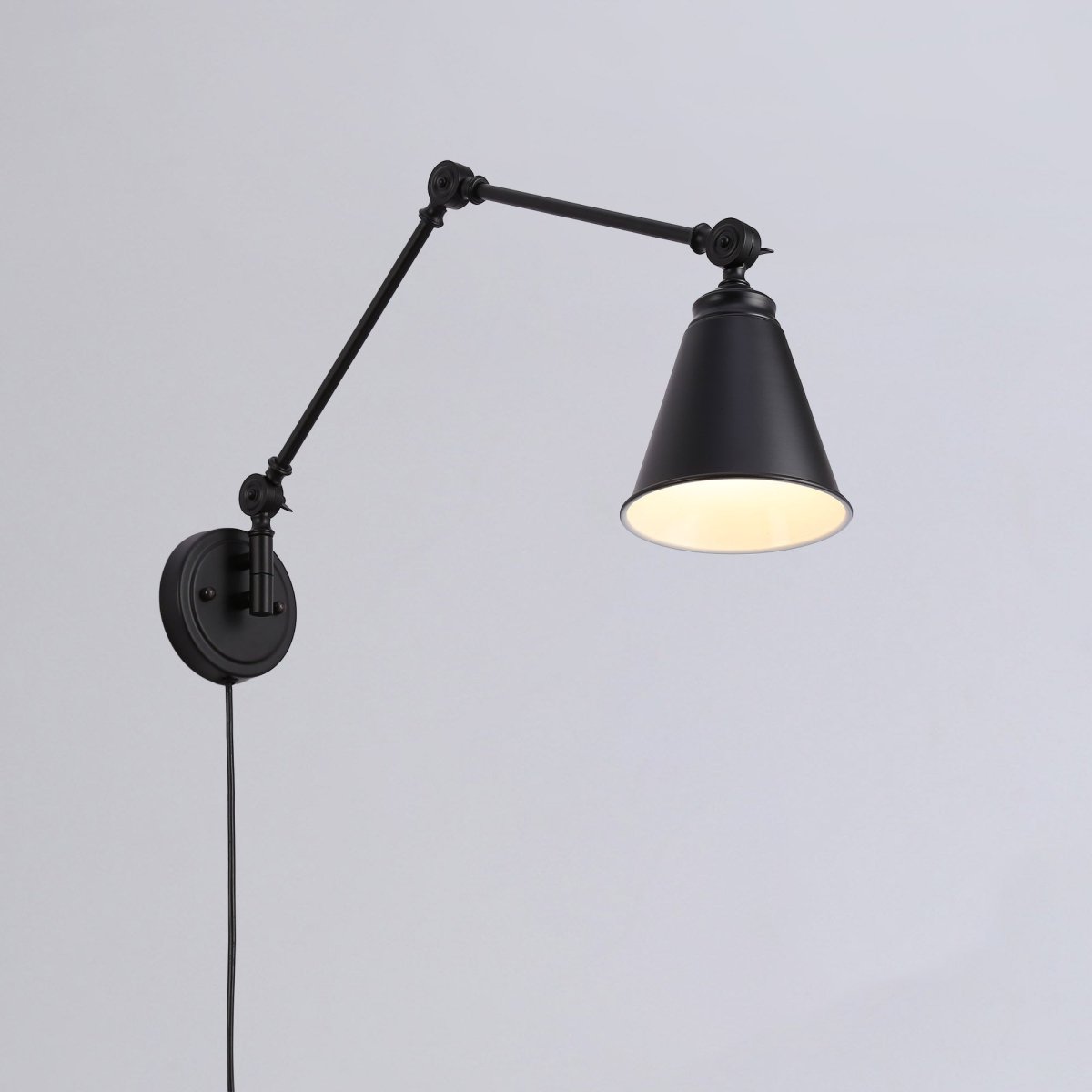 Aplique de pared vintage orientable con cable y enchufe "Tika" - Barcelona Led-Decoración