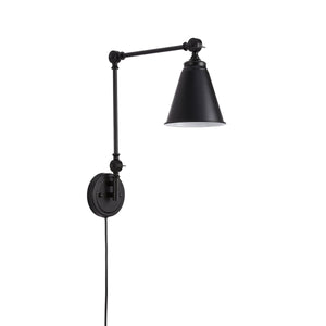 Aplique de pared vintage orientable con cable y enchufe "Tika" - Barcelona Led-Decoración