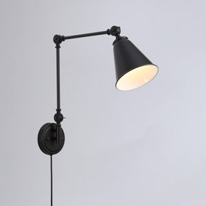 Aplique de pared vintage orientable con cable y enchufe "Tika" - Barcelona Led-Decoración