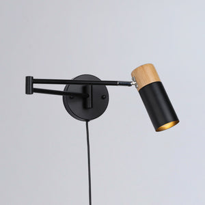 Aplique de pared extensible con cable y enchufe "Logan"