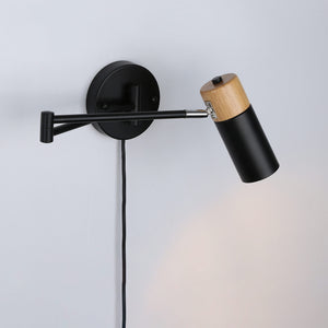 Aplique de pared extensible con cable y enchufe "Logan" (6)