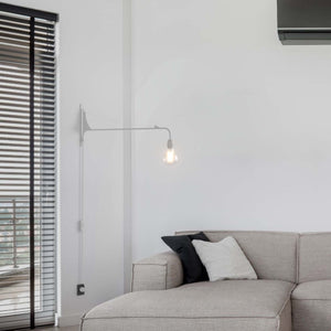 Aplique de pared orientable con cable y enchufe "Pitt" (29)