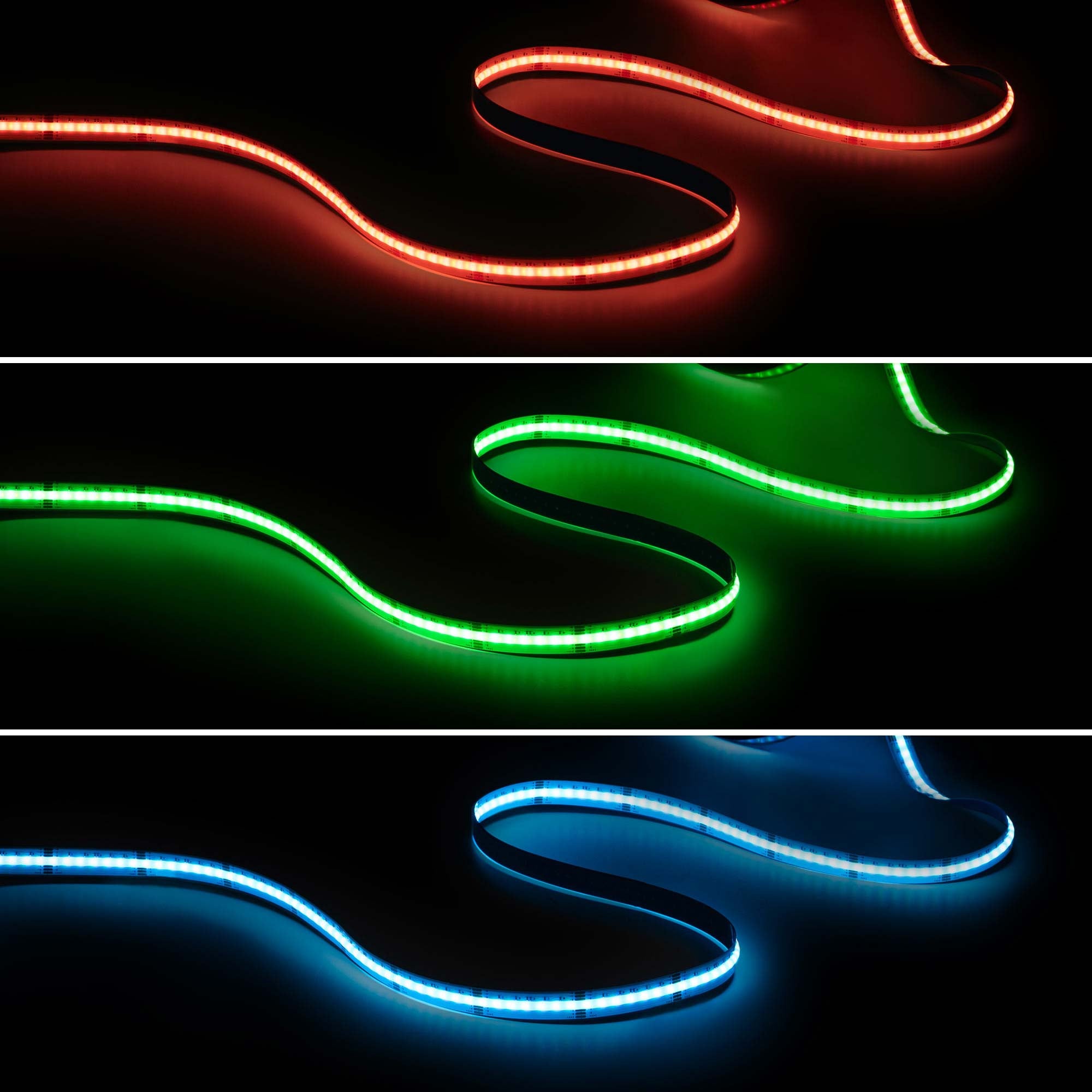 Tira LED COB 24V DC - RGB + CCT - 19W/m - 12mm - IP20 - Rollo de 5 metros (1)