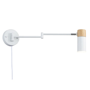 Aplique de pared extensible con cable y enchufe "Logan" (15)