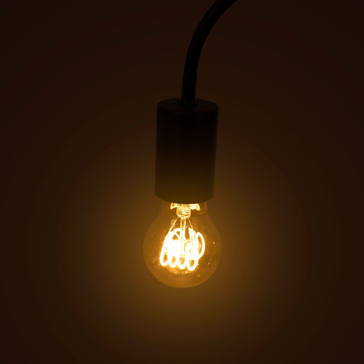 Bombilla LED filamento "Espiral" - E27 A60 - Regulable 4W - 2200K (1)