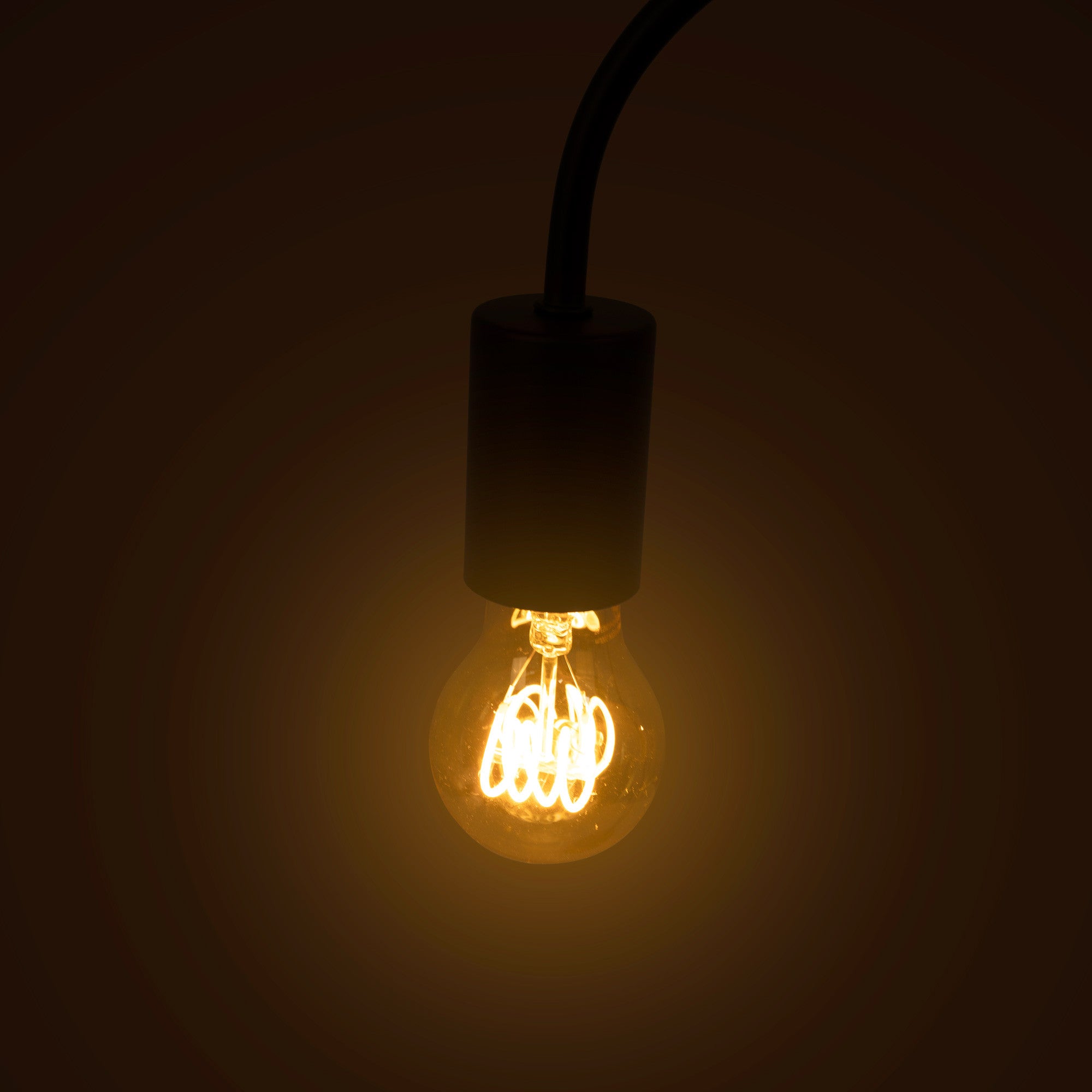 Bombilla LED filamento "Espiral" - E27 A60 - Regulable 4W - 2200K (1)