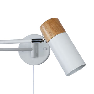 Aplique de pared extensible con cable y enchufe "Logan" (17)