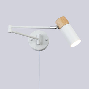 Aplique de pared extensible con cable y enchufe "Logan" (18)