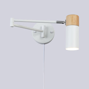 Aplique de pared extensible con cable y enchufe "Logan" (22)