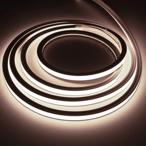 Neón LED flexible monocolor 24V DC - 10x10mm - 5 metros - Kit completo - IP67 - 10W/m (1)