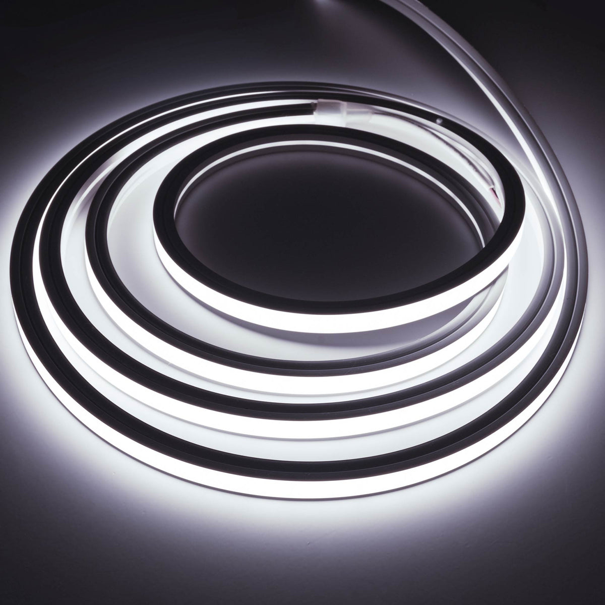 Neón LED flexible monocolor 24V DC - 10x10mm - 5 metros - Kit completo - IP67 - 10W/m (1)