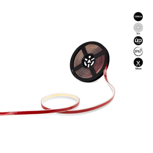 Tira LED COB 220V AC - 10W/m - 12mm - IP67 - 5 metros - Barcelona Led-
