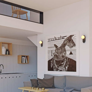 Aplique de pared bola cristal "Brian" - E27 - Barcelona Led-Decoración