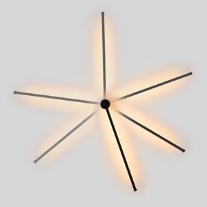 Aplique de pared minimalista lineal "KENDA-R" 10W - Rotatorio 360º - Blanco Cálido (16)