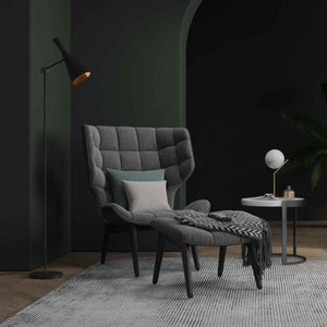 Lámpara de pie de diseño "Olivia" Negro - Barcelona Led-Decoración