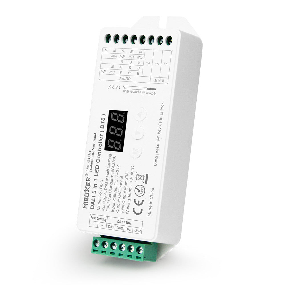 Controlador LED DALI (DT8) 5 en 1 - 12-24V DC (1)