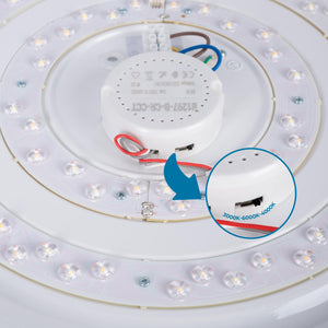 Plafón LED circular de superficie 30W CCT - Ø43cm - 2000lm - IP20 (10)