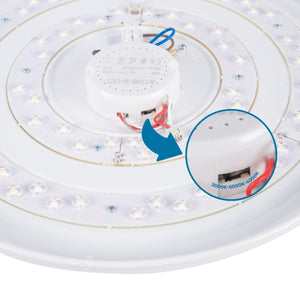 Plafón LED circular de superficie 30W CCT - Ø40cm - 2000lm - IP20 - Barcelona Led-