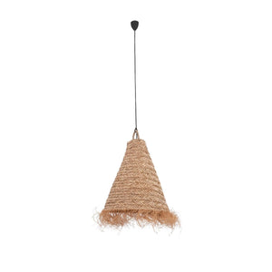 Lámpara colgante de fibras naturales "NAM XL" - Barcelona Led-Decoración