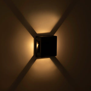 Aplique de pared exterior LED cuadrado "Square 4" - 6W - IP54 - Barcelona Led-Decoración