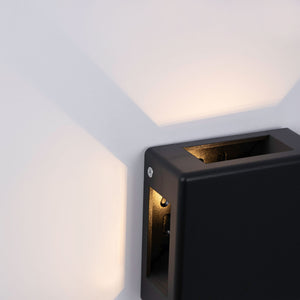 Aplique de pared exterior LED cuadrado "Square 4" - 6W - IP54 (8)