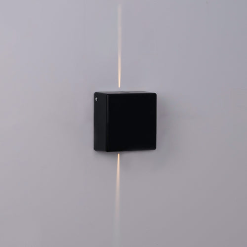 Aplique de pared exterior LED cuadrado