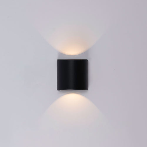 Bidirectional outdoor LED wall sconce
