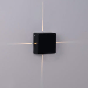 Aplique de pared exterior LED cuadrado "Karen 4" - 6W - IP54 - Emisión de luz cuatro caras - Barcelona Led-Decoración