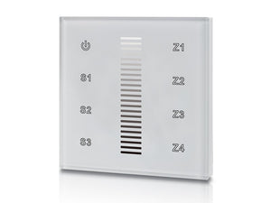 Panel de control táctil "Sunricher" - 4 zonas - Monocolor - Perfect RF