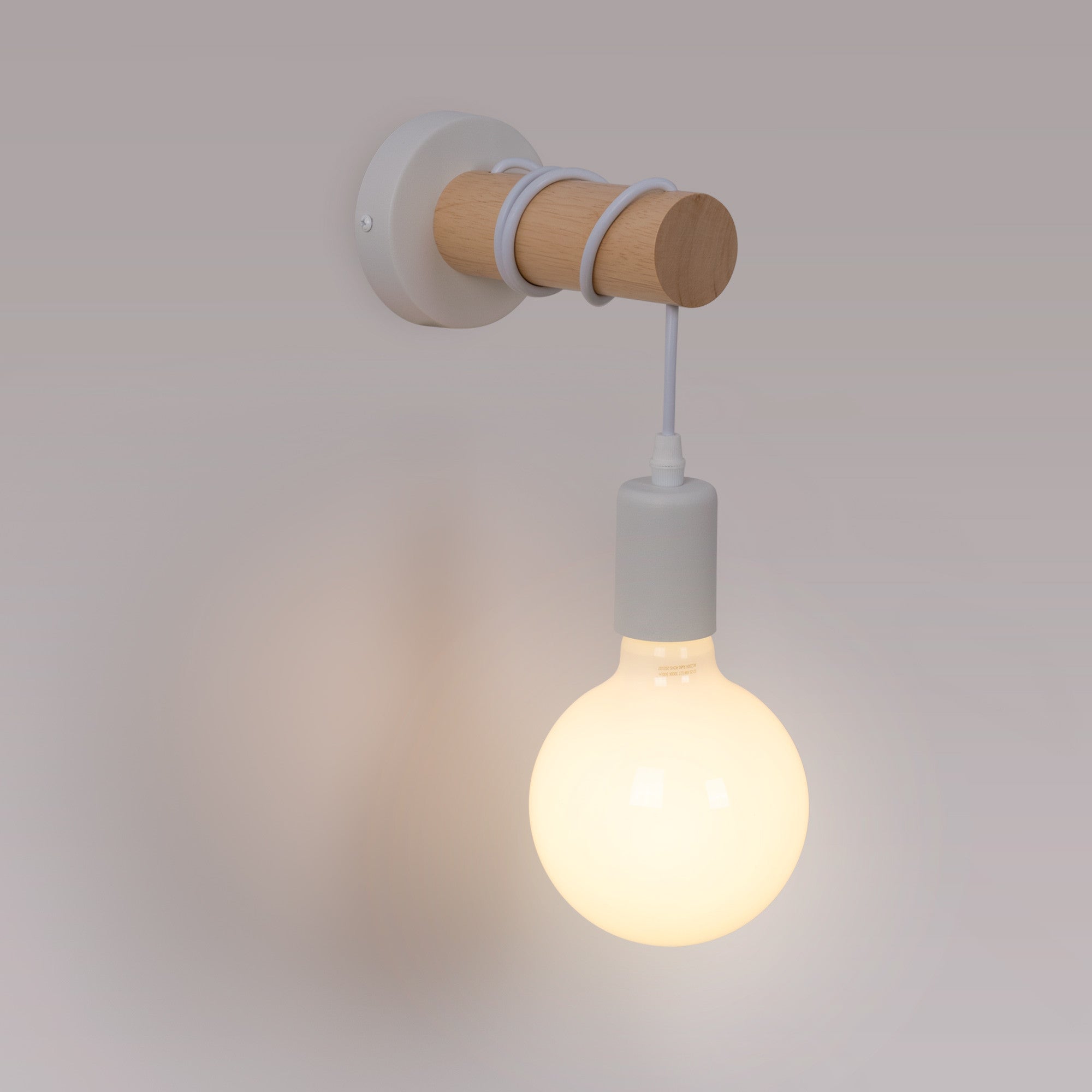 Bombilla LED decorativa globo "Milky" - E27 G125 - 6W - 3000K (1)