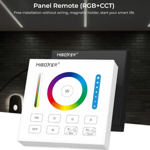 Panel de control táctil RGB+CCT - 1 zona - Negro - Milight (3)
