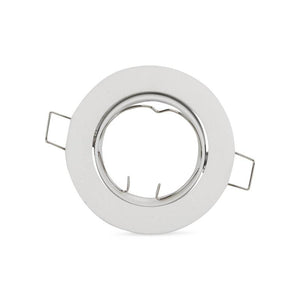 Aro downlight circular basculante para bombilla GU10 / MR16 - Corte Ø72 mm - Barcelona Led-