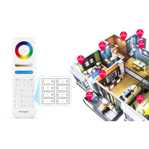 Mando a distancia LED RGB + CCT - 8 Zonas - FUT089 - Mi Light (1)