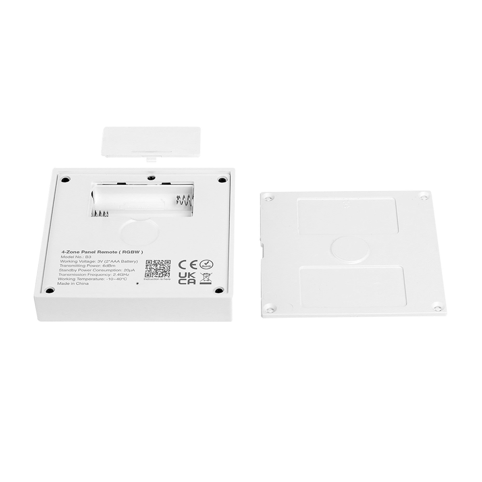 Panel de control táctil RGB y RGBW - 4 zonas - Blanco - Mi-Light (1)