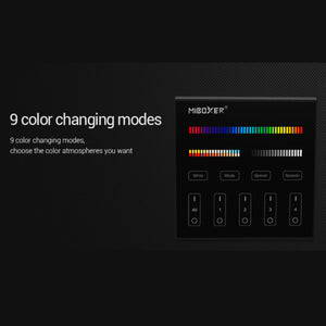 Panel de control táctil RGB + CCT - 4 zonas - Blanco - Milight (15)