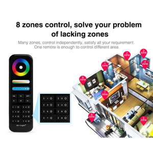 Mando a distancia LED RGB + CCT - 8 Zonas - FUT089 - Mi Light (11)