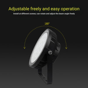 Proyector LED de jardín con pincho RGB+CCT - 25W - IP66 - RF/WiFi - Mi-Light - Barcelona Led-