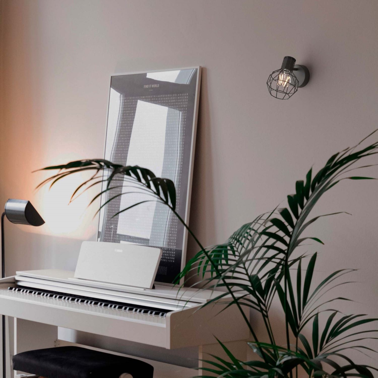 Aplique de pared o techo jaula "AZOR" E14 (1)