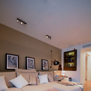 Foco de techo triple orientable "IRIS" - 3 x AR111 GU10 (4)