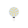 LED G4 bi-pin round flat bulb - 12V AC/DC - 2.5W 5