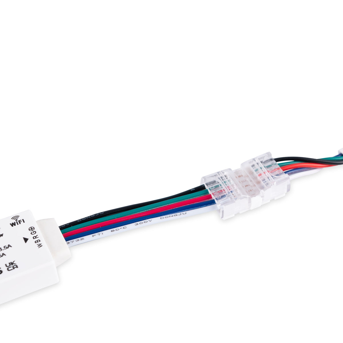 Conector rápido cable a cable RGBW - 5 pines (5 hilos)