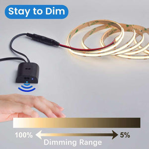Sensor de proximidad doble para encendido/apagado y regulación de tiras LED - 5-24V DC - Barcelona Led-Accesorios