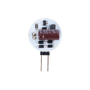 Bombilla LED G4 bi-pin circular plana 12V AC/DC - 2W - Barcelona Led-