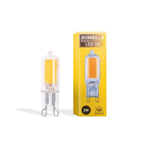 G9 LED bulb 220-240V AC - COB - 360º - 2W