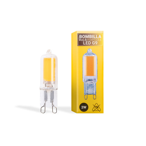 G9 LED bulb 220-240V AC - COB - 360º - 2W