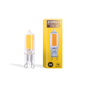 Bombilla LED G9 220-240V AC - COB - 360º - 2W & Bombilla LED G9 220-240V AC - COB - 360º - 2W