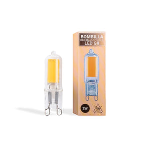 Bombilla LED G9 220-240V AC - COB - 360º - 2W - Barcelona Led-